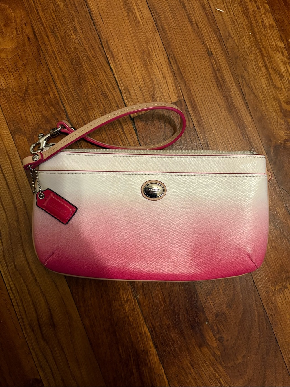 Coach Pink Ombre Wristlet